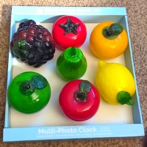 Murano style glass fruit